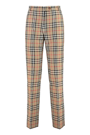 Vintage Check tailored trousers-0